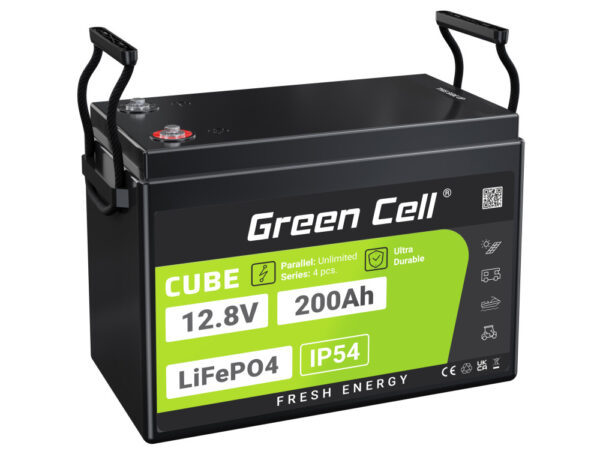 Akumulator LiFePO4 GreenCell CUBE 200Ah 12,8V 2560Wh